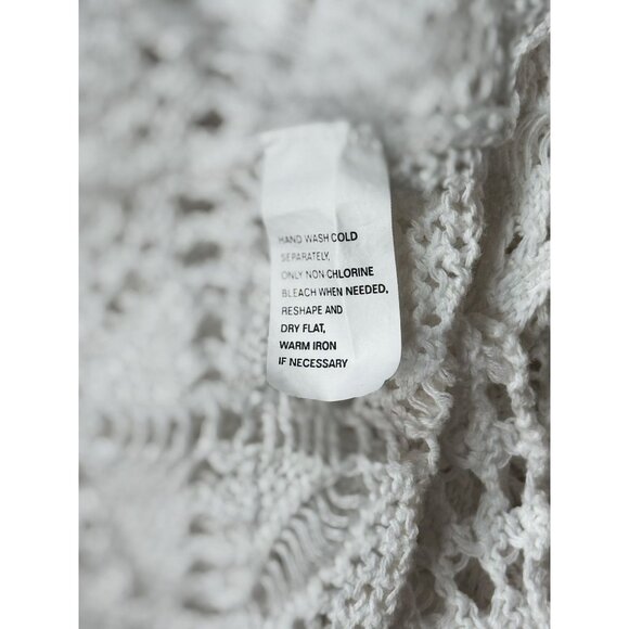 Jeanne Pierre Size XL Women Top Crochet Knit 100% Cotton Vintage-Inspired - Picture 4 of 4